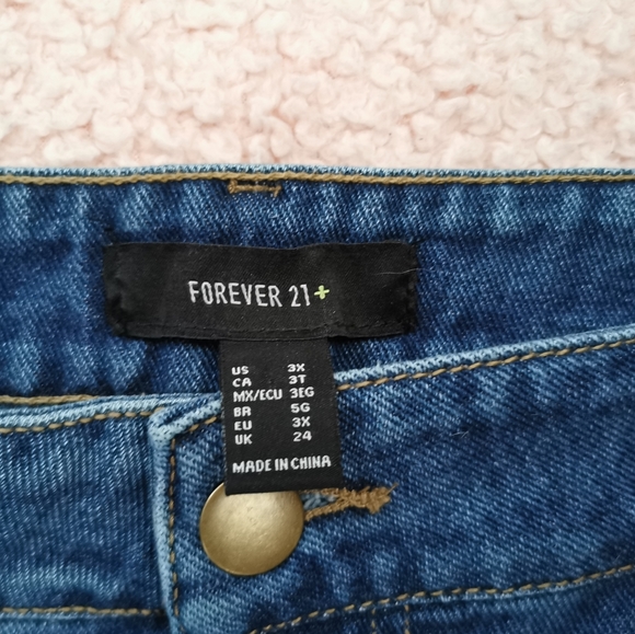 Forever 21 Denim Mini Skirt - Picture 2 of 2